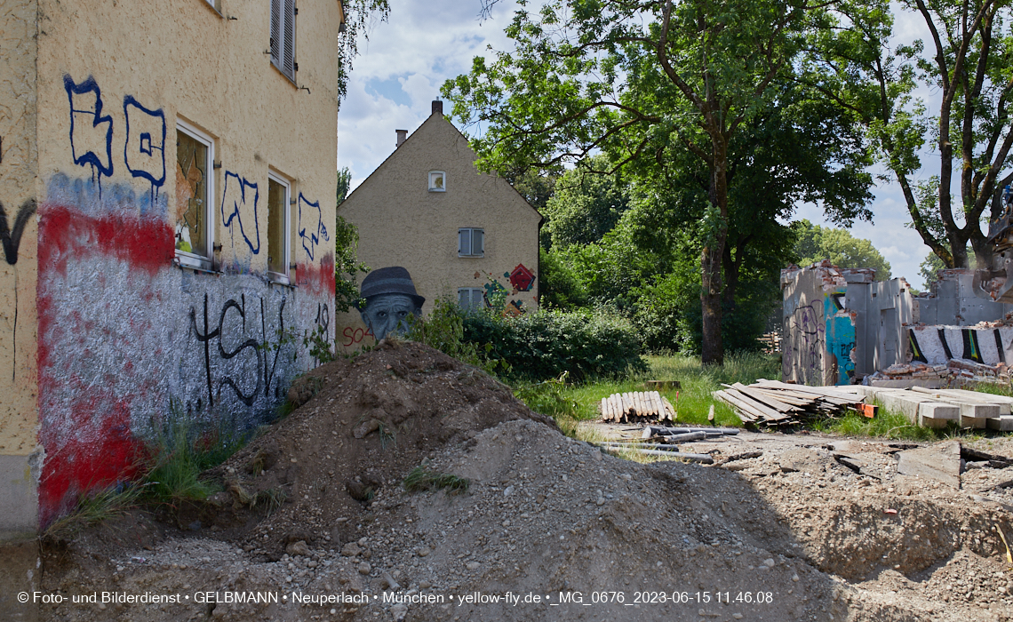 15.06.2023 - Abriss und Neubau der Maikäfersiedlung in Berga am LAim und Neuperlach